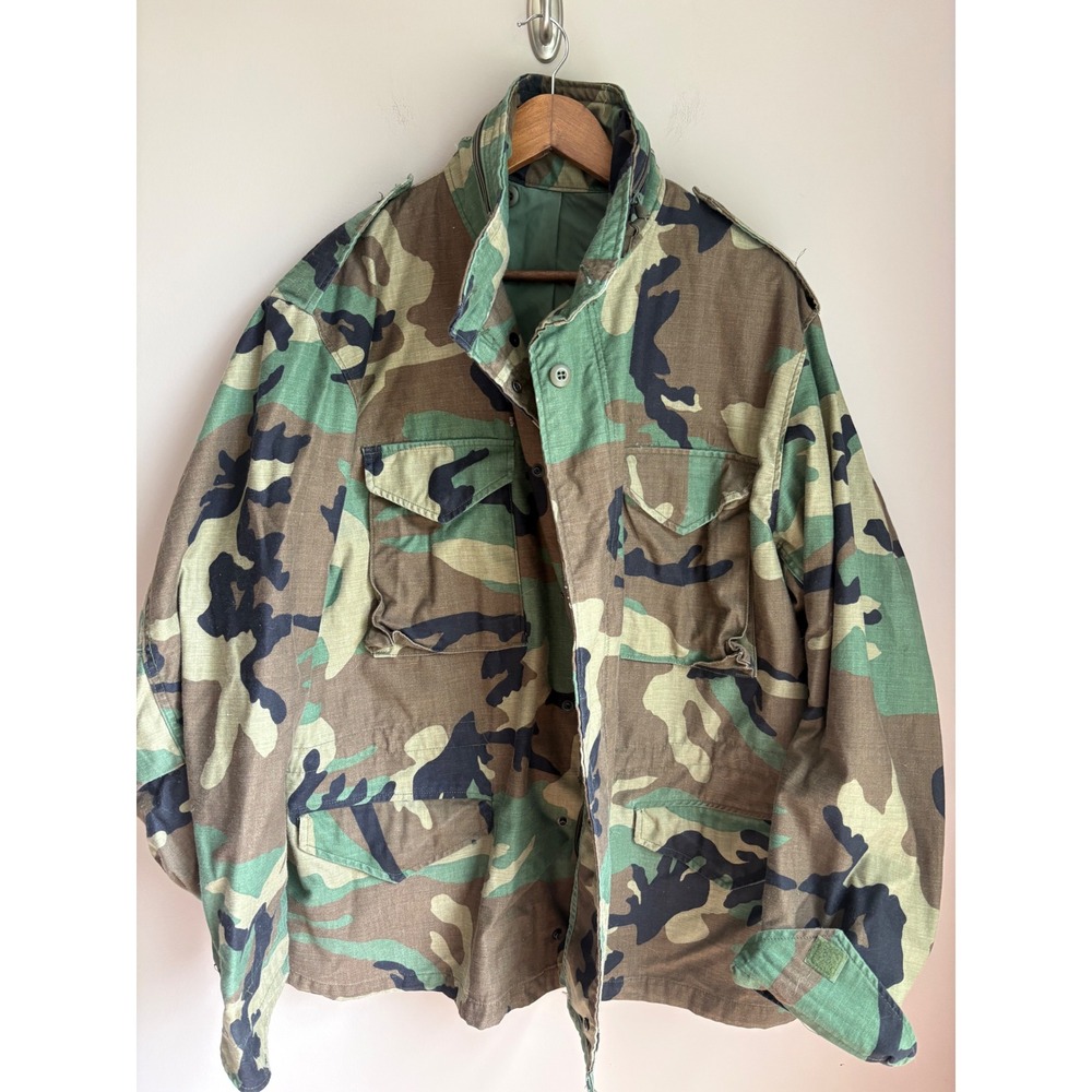 Golden Manufacturing M-65 Field Jacket Woodland Camo Mens XL Regular SPO100-99-D